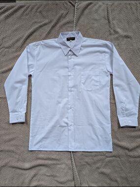 RAFAEL Youth White Dress Shirt